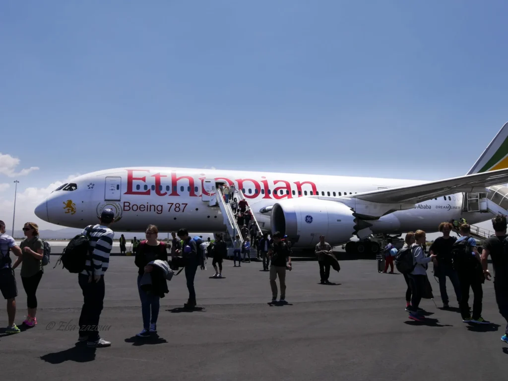 Ethiopian airline at Arusha Airport Ready for International Flights